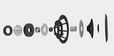 Castle Windsor Duke Loudspeakers w/ Stands – driver detail
