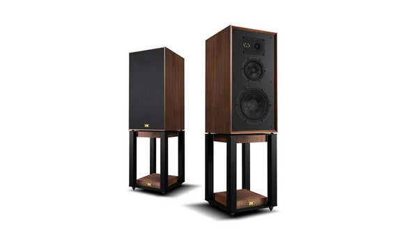 Wharfedale Super Linton Heritage Speakers with Stands (Open Box) – Walnut – pair