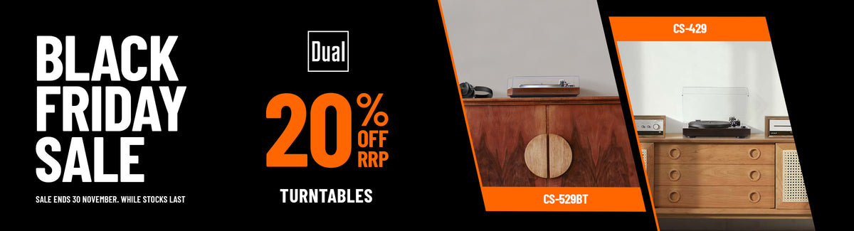 Dual Black Friday Sale, 20% off RRP turntables