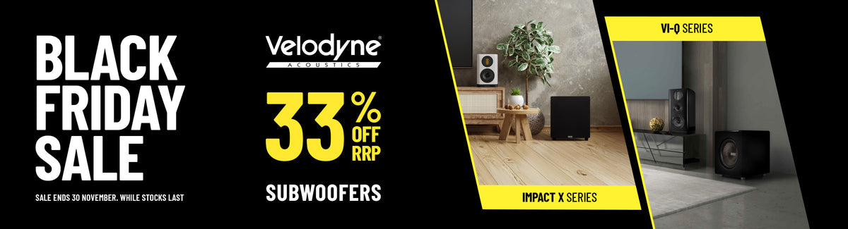 Velodyne Black Friday Sale, 33% off RRP subwoofers
