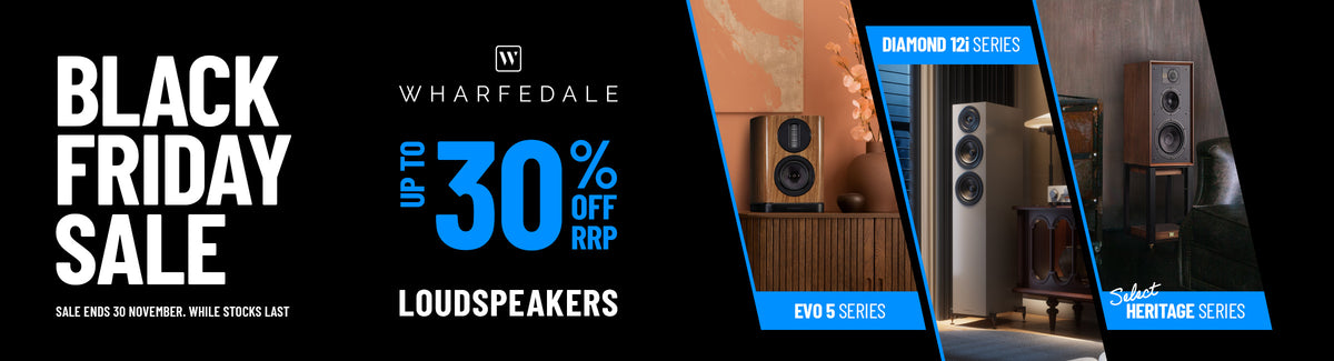 Wharfedale Black Friday Sale, up to 30% off RRP loudspeakers