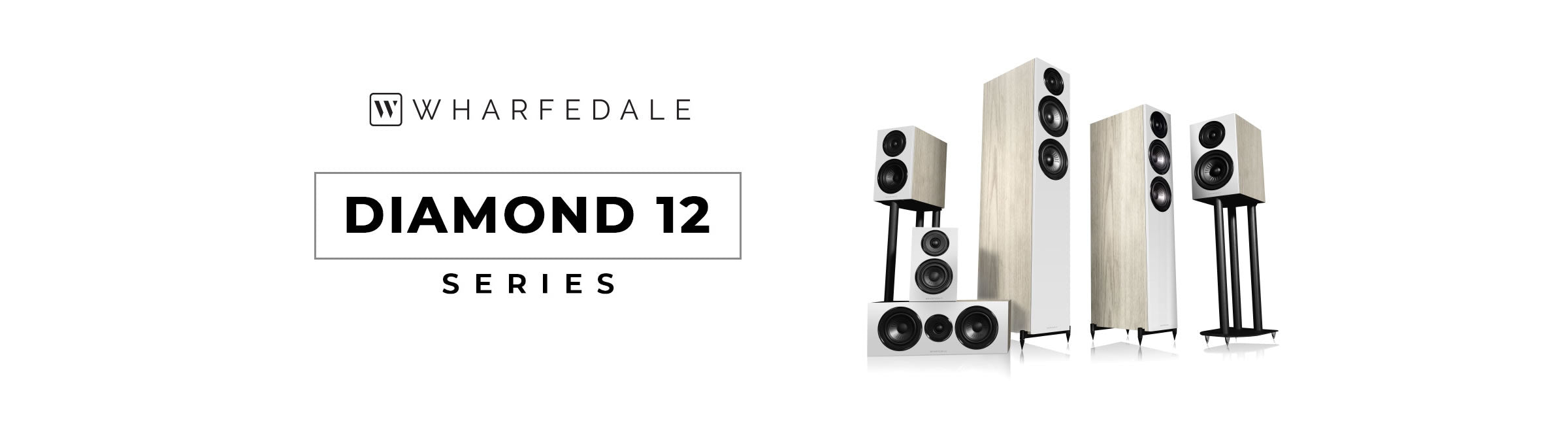 Wharfedale Diamond 12 Series — modern, refined loudspeakers developed with Karl‑Heinz Fink, featuring advanced drivers, improved cabinets, and tuned crossovers for clear, balanced sound suited to music and home cinema.