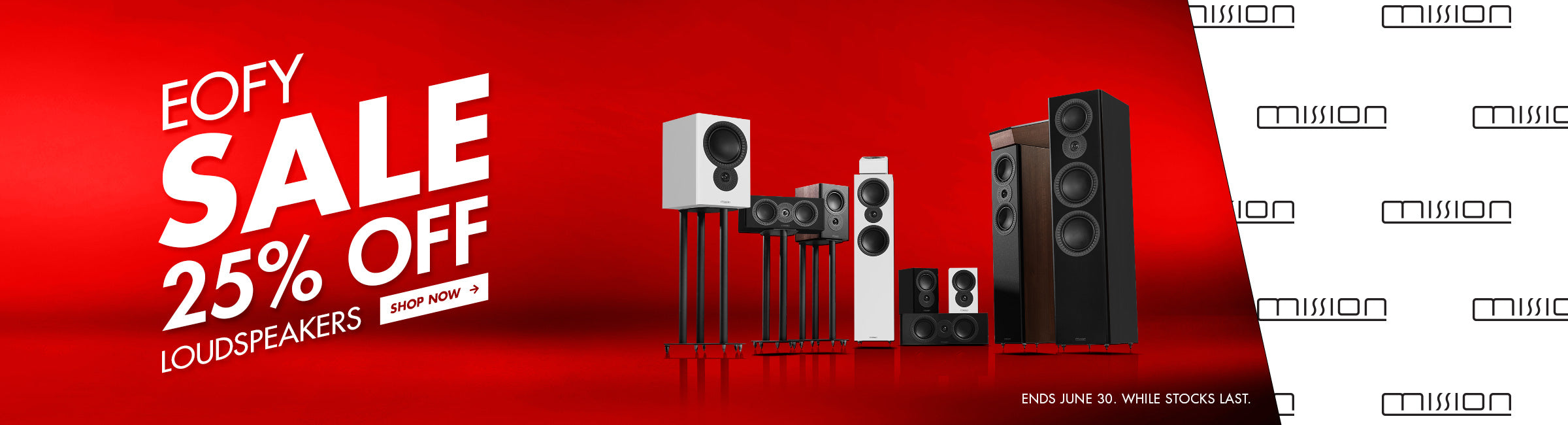 Mission EOFY Sale — 25% Off the LX MKII Loudspeaker Series