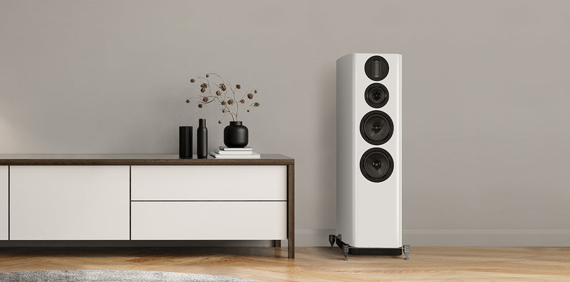 Wharfedale Aura 4 Floorstand Speakers – Audio Visual Revolution