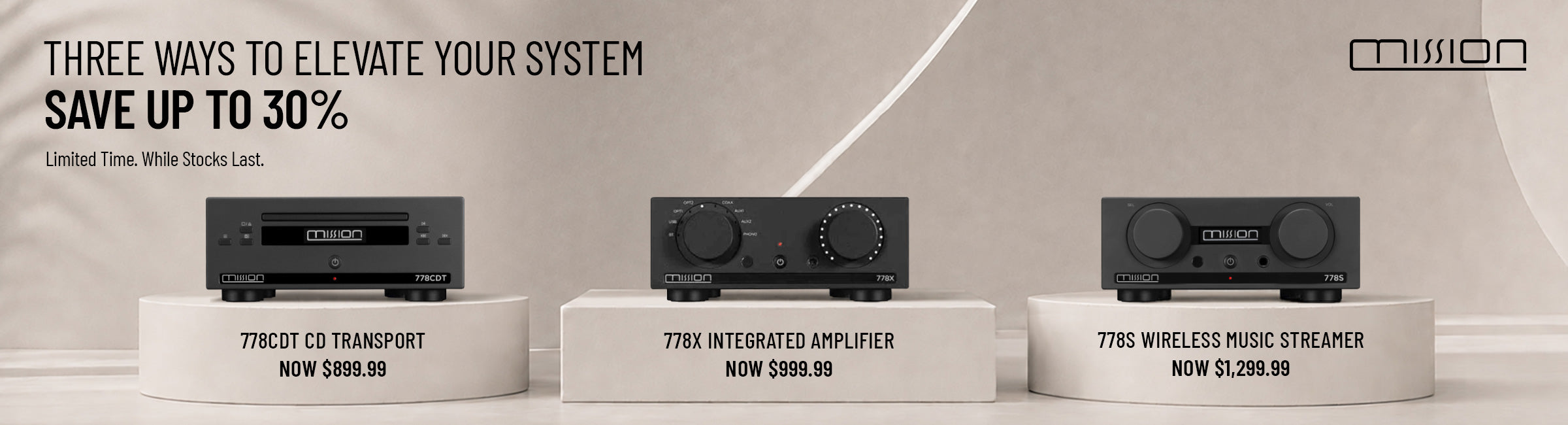 Mission 778 Series Sale — Save Up To 30%