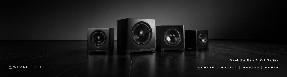 Wharfedale NOVA Series active subwoofers: NOVA 8, NOVA 10, NOVA 12 and NOVA 15