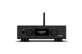 Audiolab PPA7 phono preamplifier in Black, front view with OLED display