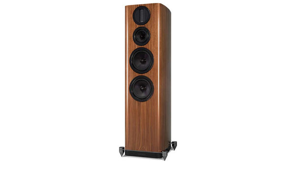 Aura 4 Floorstanding Speakers – Walnut