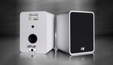 Wharfedale DENTON 1S – White – pair, rear view