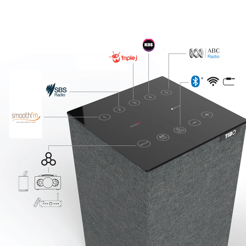 TIBO Choros 4 Bluetooth and Wi-Fi Speaker