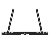 Sonos Arc Tv Bracket Attachment in black from Mountson Australia cleverly and discretely mounts to any existing Tv wall bracket. Front Facing view. 