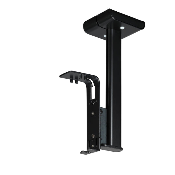 Sonos One, One SL Ceiling Bracket in black from Mountson Australia is an intelligent, secure, commercial solution for Sonos integrated businesses. Right Side View. 