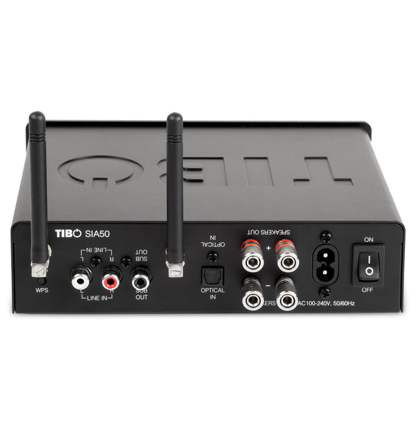 TIBO SIA-50 Integrated Amplifier w/ Audio Streaming – rear view