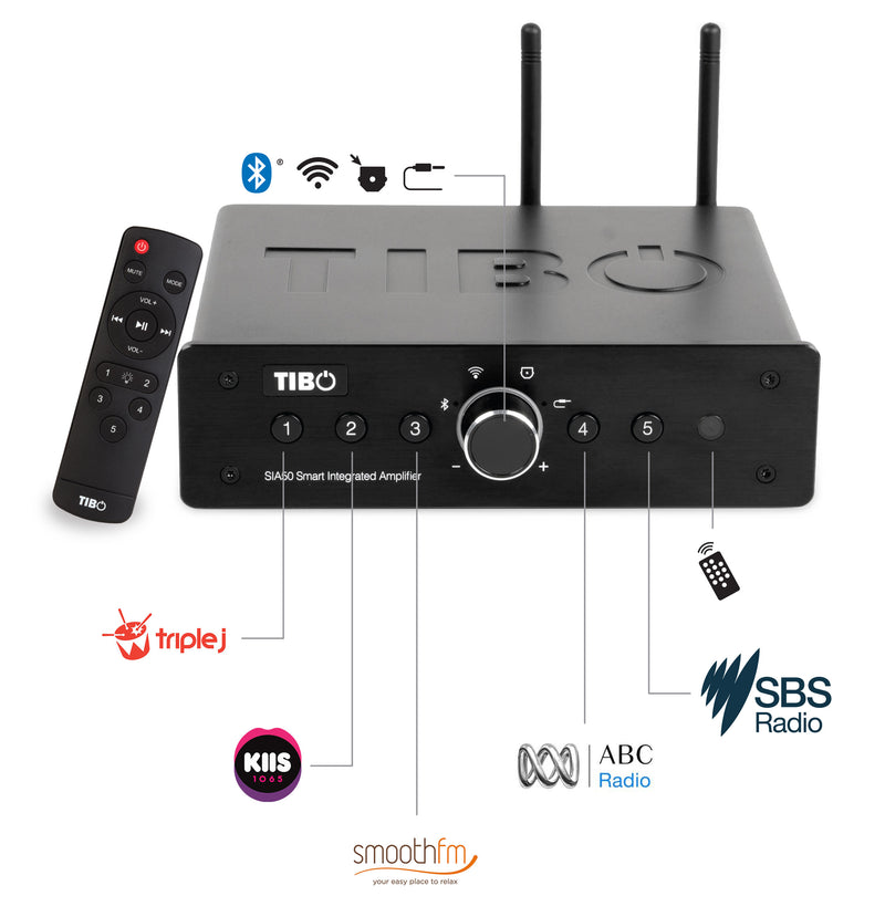 TIBO SIA-50 Integrated Amplifier w/ Audio Streaming